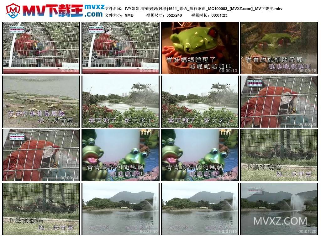 IVY姐姐-青蛙妈妈(风景)1611_粤语_流行歌曲_MC100003